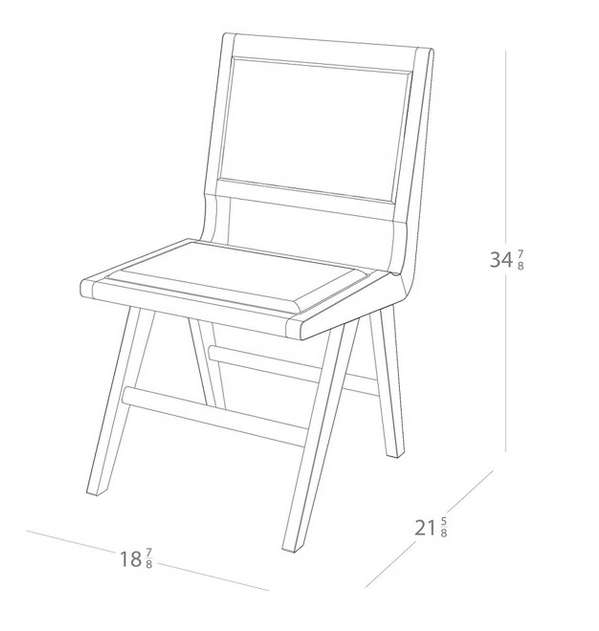 simple sketches of a chair