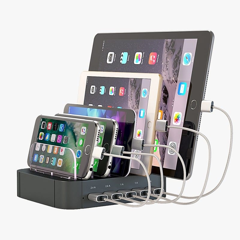 A smart charging station for gadget 3d rendering sample