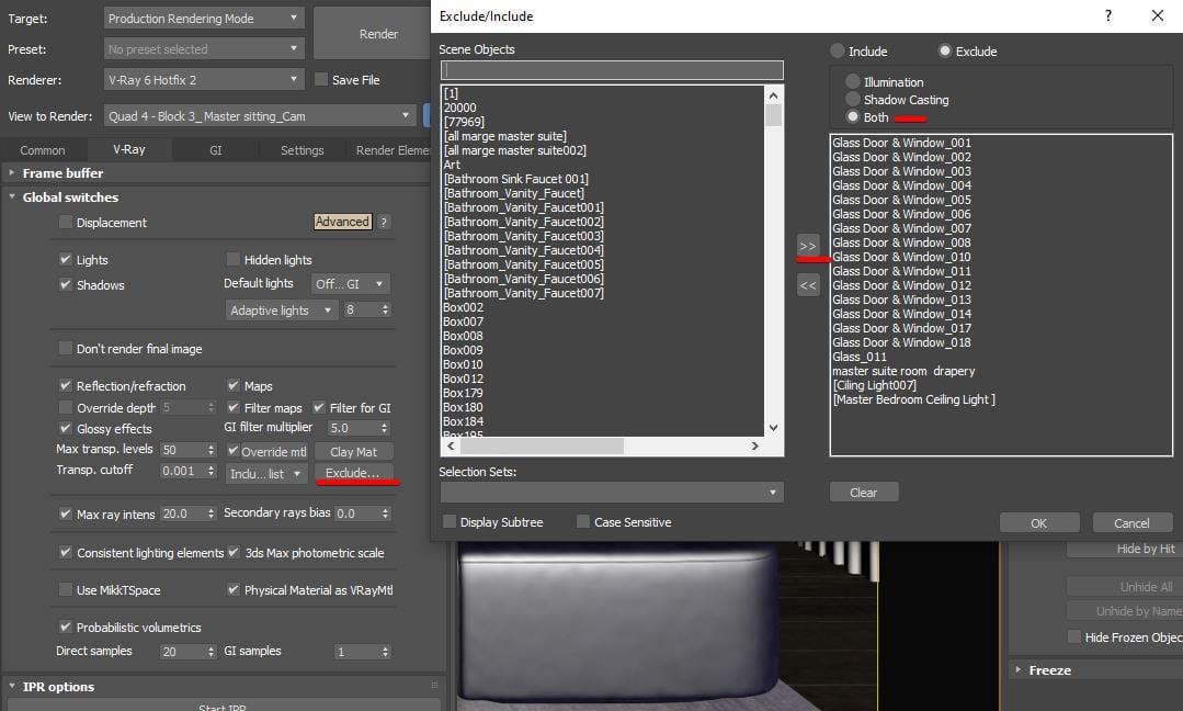 Render setup for clay rendering 2