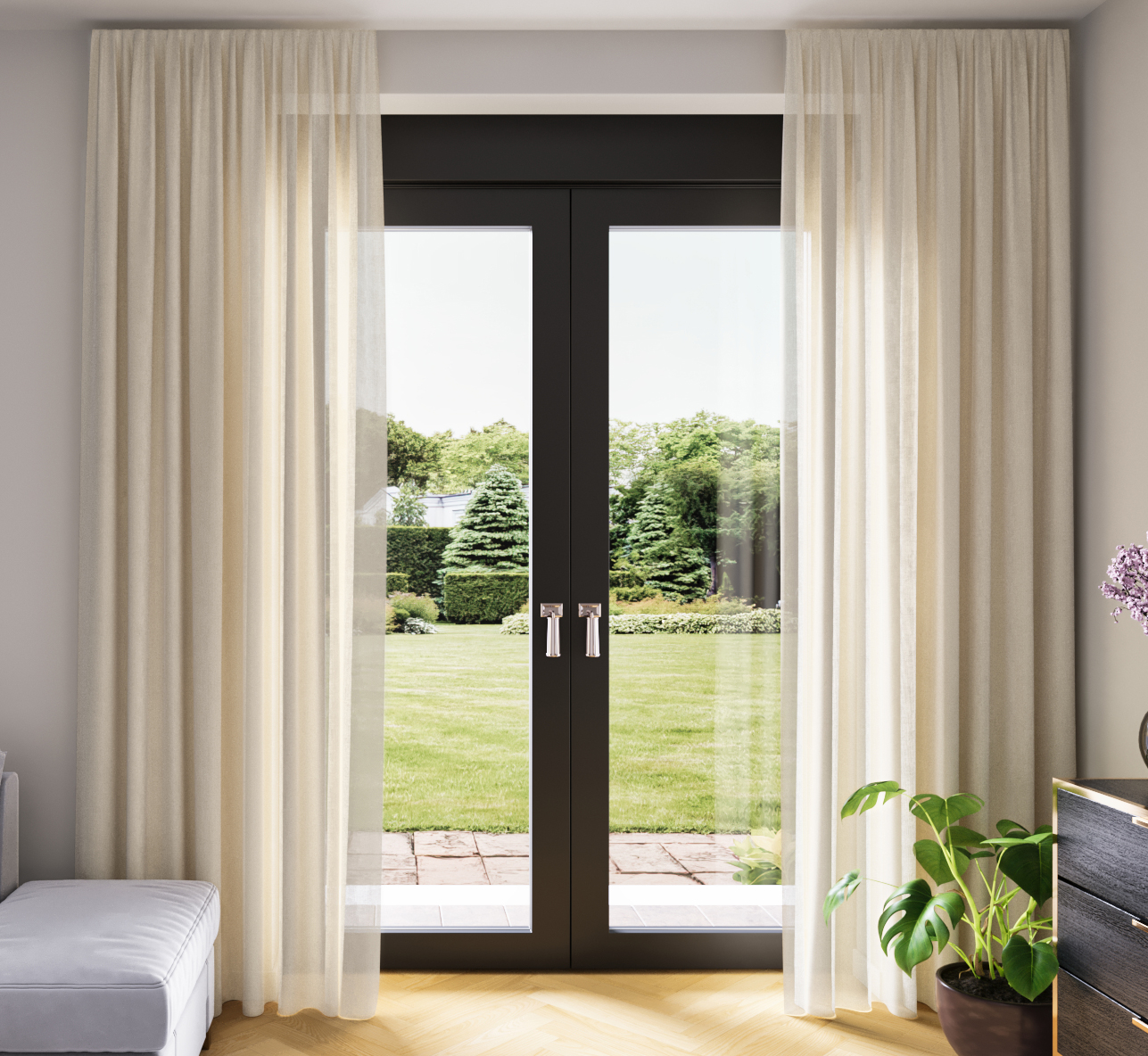 Curtain Product Rendering
