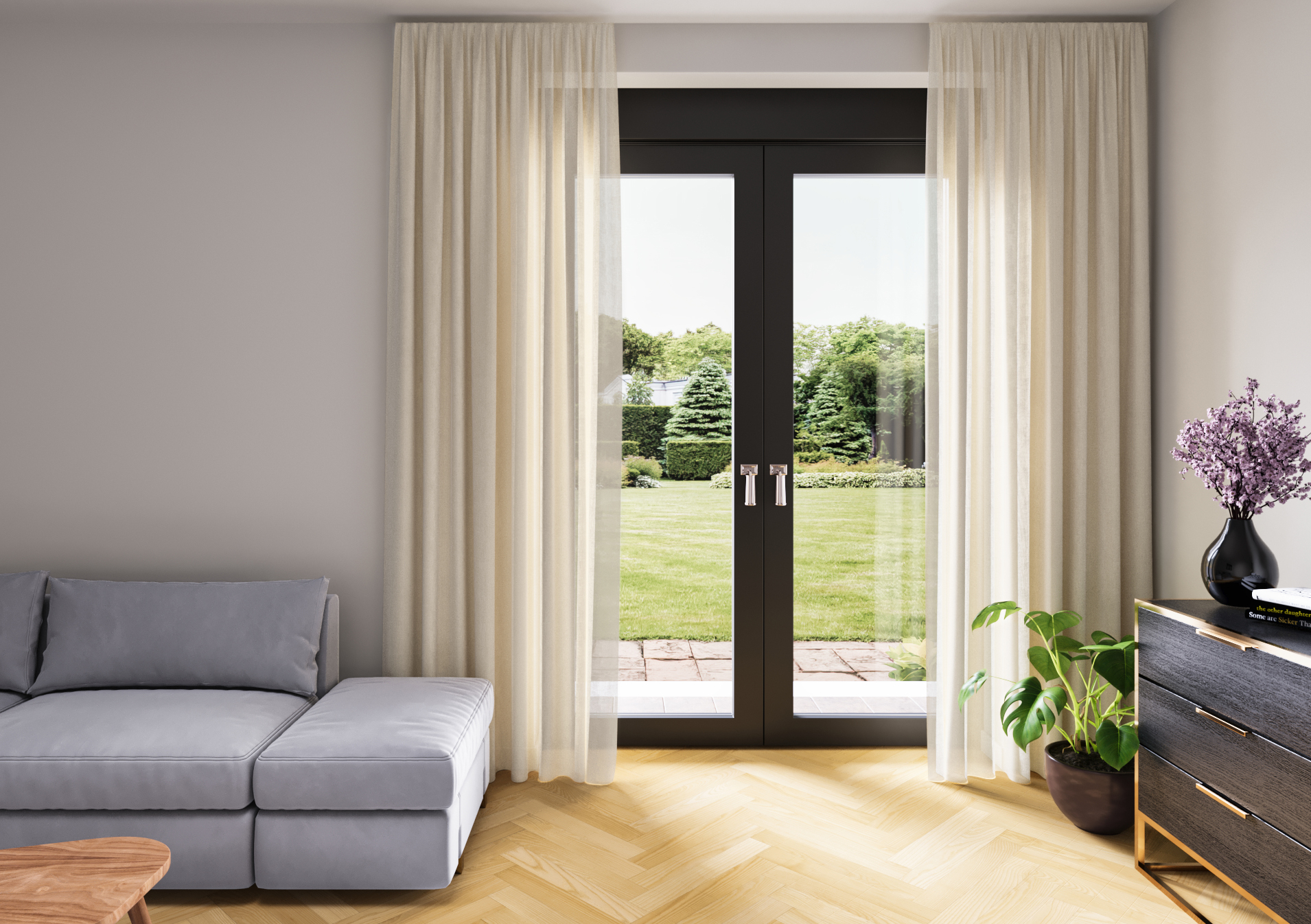 Curtain Product Rendering