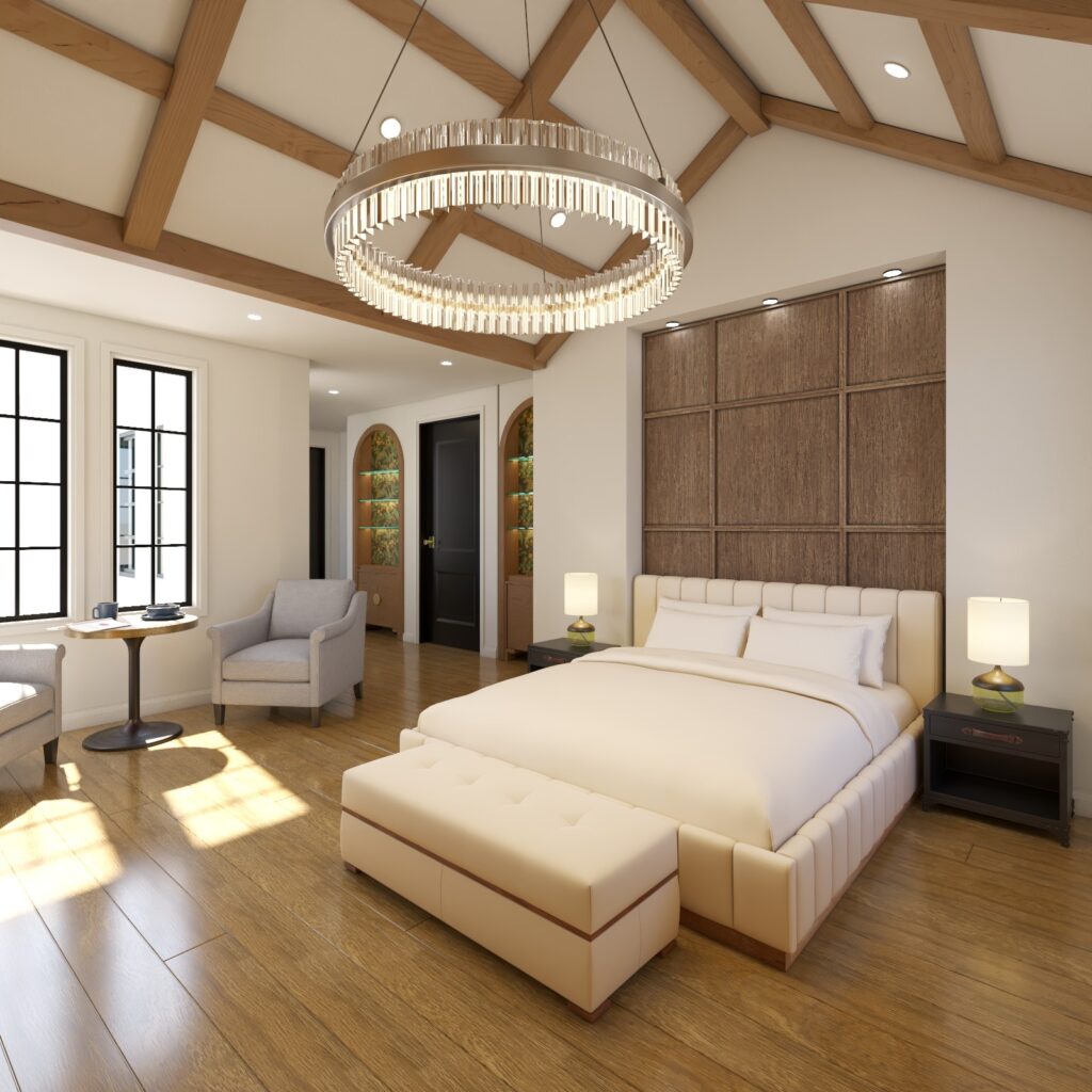 Bedroom Rendering :Transform Your Space with Stunning 3D Visualization 3D Bedroom Rendering