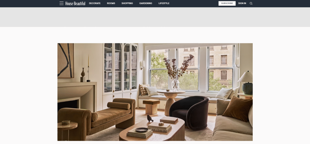 House Beautiful Interior design Magazine