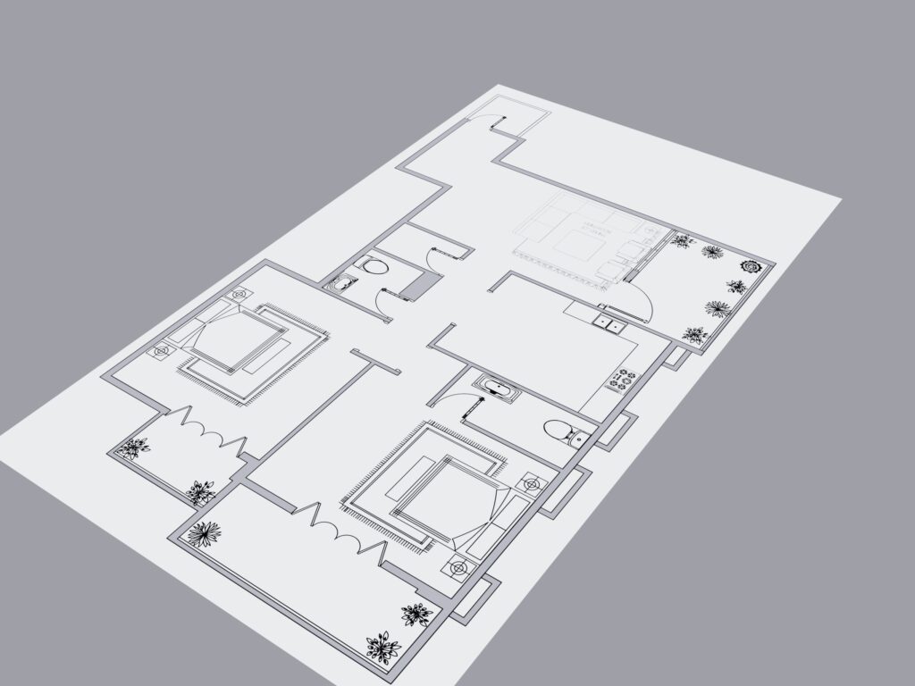 Virtual staging services for Floorplan
