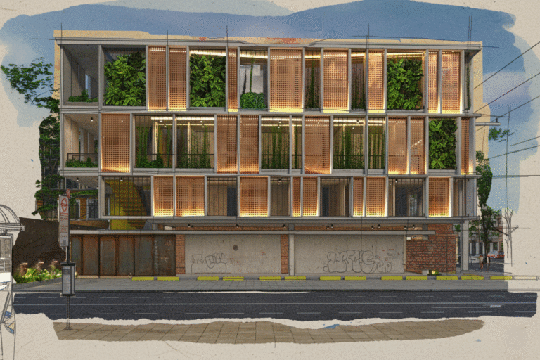 architectural visualization styles-Collage-style