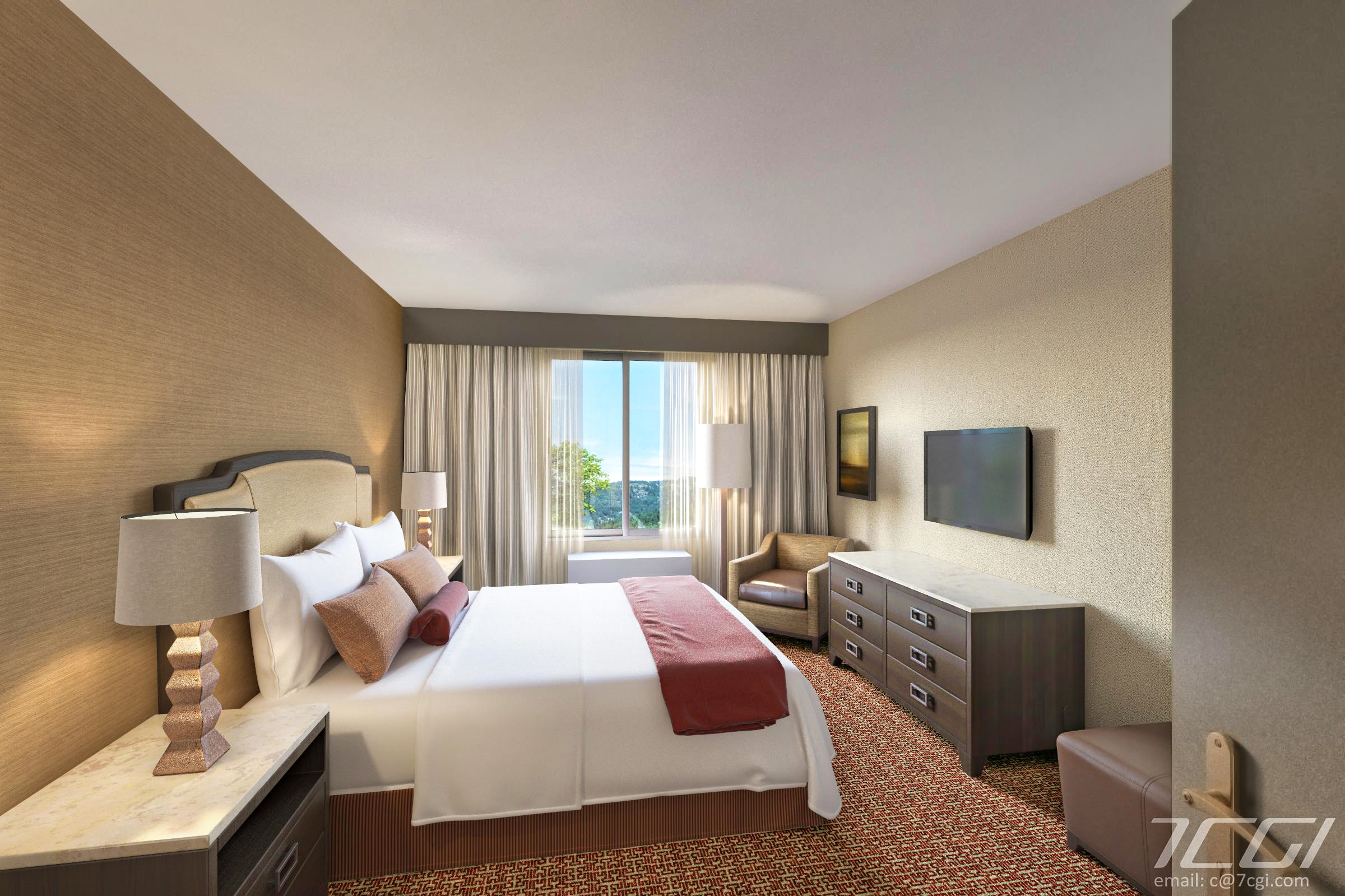 3d bedroom rendering services