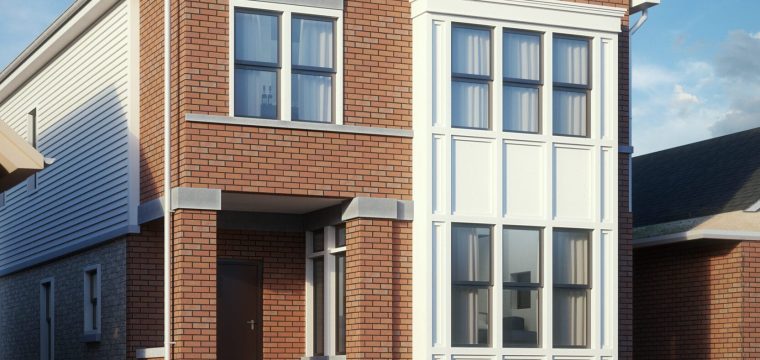 0028 townhouse_3d house rendering