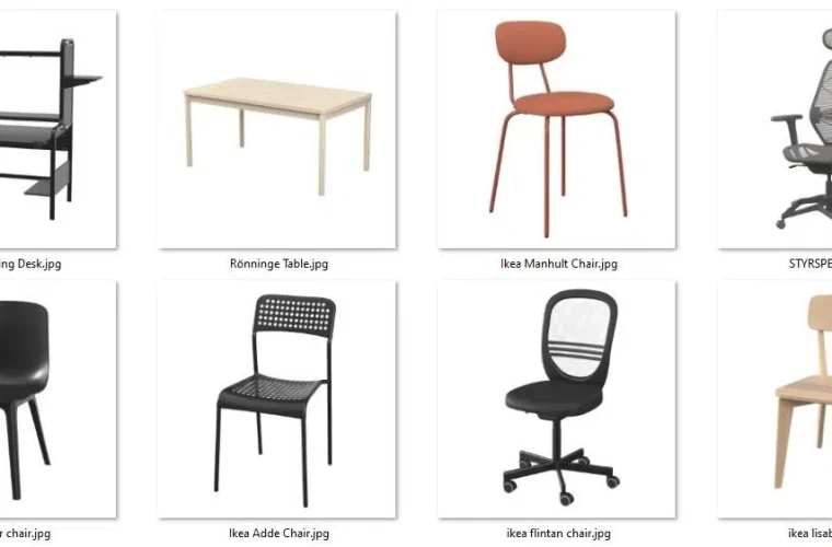 Premium Quality Ikea 3D Models! Download for Free!!