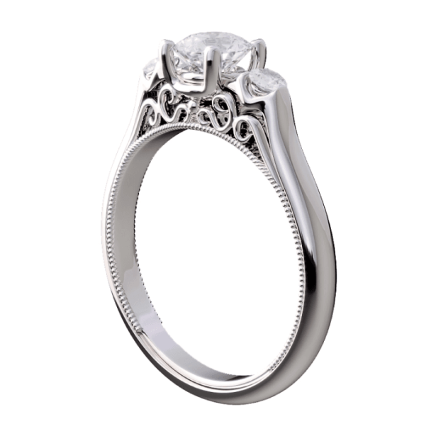 Premium 3D Jewelry Rendering Services USA Jewelry Rendering in a plain Background