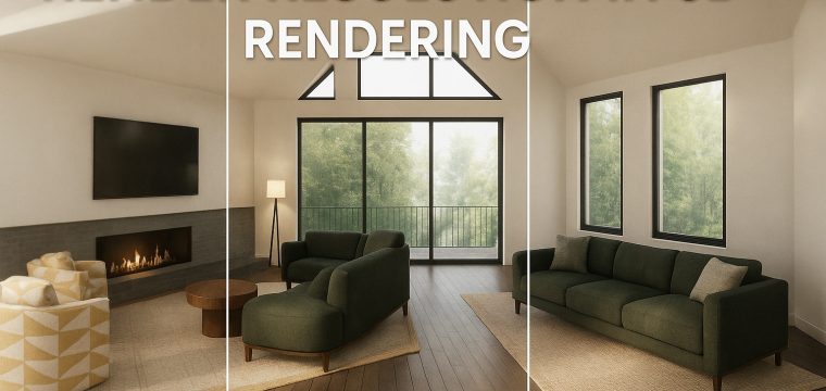 Comparison of Render Resolution in 3D Rendering