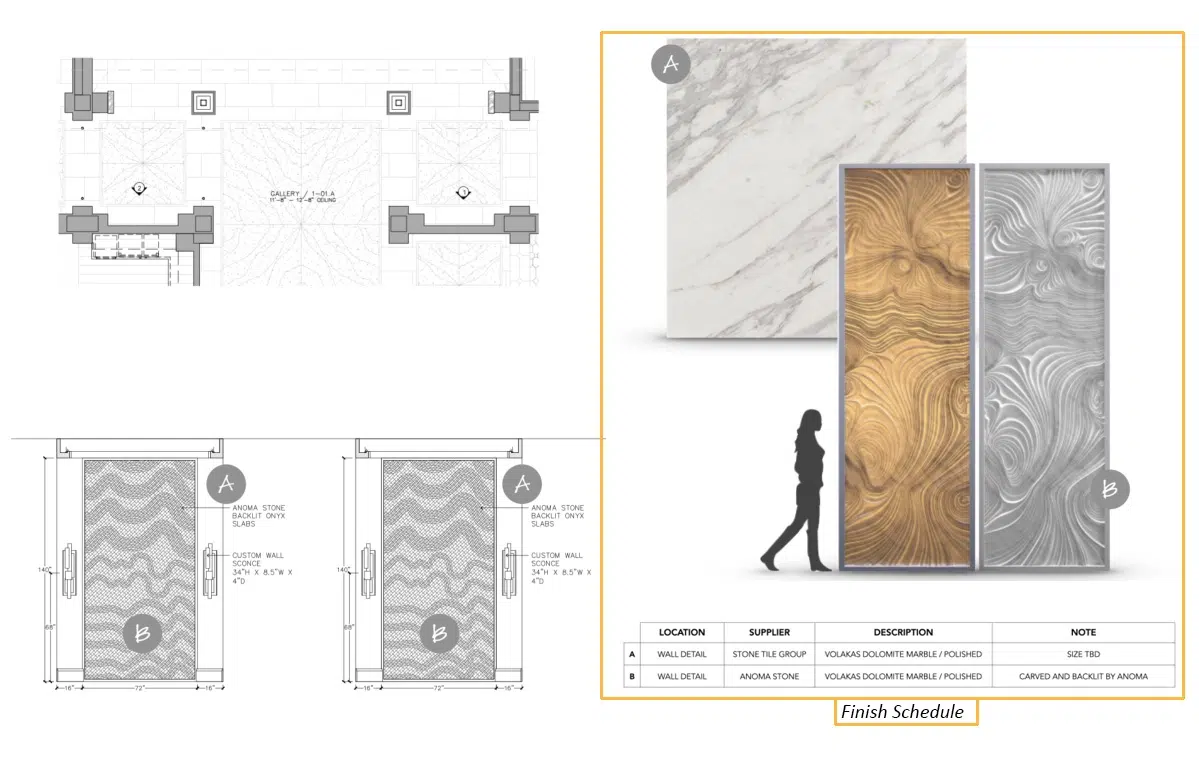 Finish Schedule of Interior Rendering image by 7cgi limited