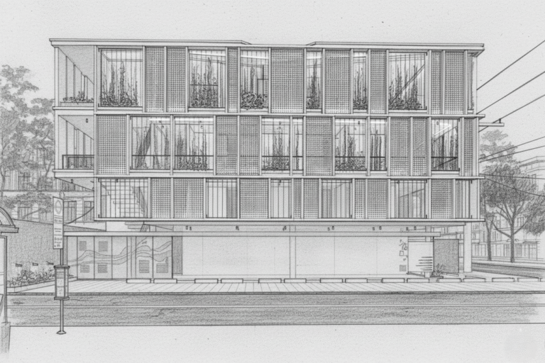 sketch style rendering